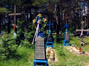 Dubicze Cerkiewne-cmentarz prawosławny