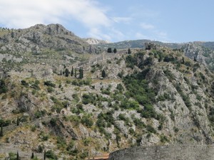 Kotor - twierdza nad miastem