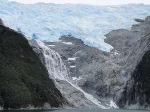 Chilijskie fiordy - lodowiec