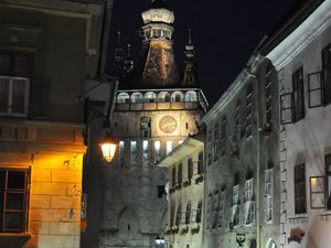 Sighisoara  nocą - dziedzictwo kultury i miasto Draculi