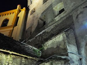 Sighisoara  nocą - dziedzictwo kultury i miasto Draculi