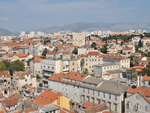 Split  31 - widok z wieży katedralnej