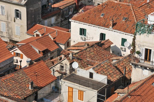 Split  33 - widok z wieży katedralnej