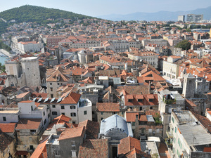 Split  34 - widok z wieży katedralnej
