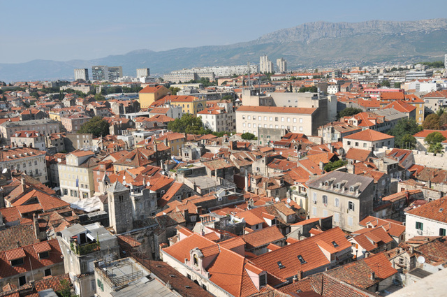 Split  35 - widok z wieży katedralnej