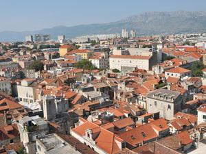 Split  35 - widok z wieży katedralnej