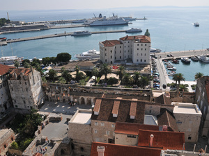Split  37 - widok z wieży katedralnej