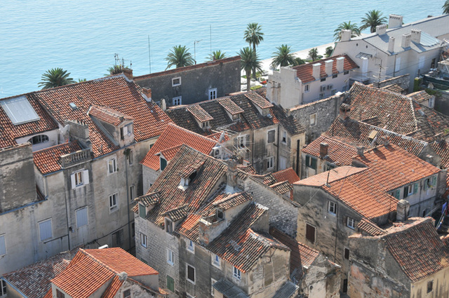 Split  38 - widok z wieży katedralnej