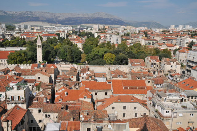 Split  40 - widok z wieży katedralnej