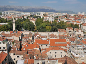 Split  40 - widok z wieży katedralnej