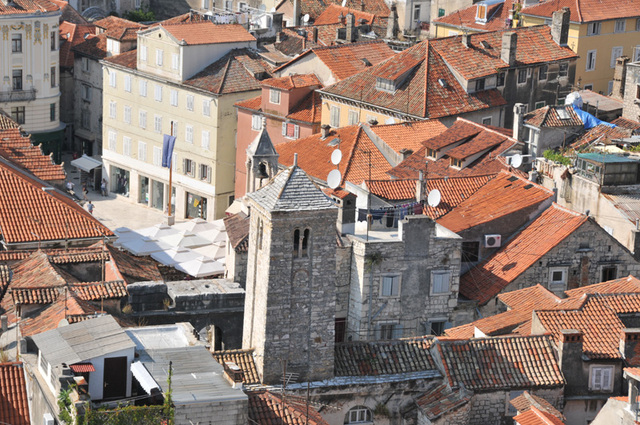 Split  41 - widok z wieży katedralnej