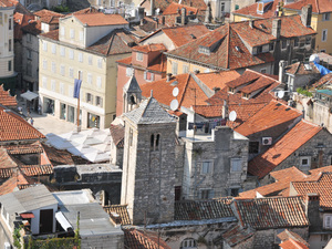 Split  41 - widok z wieży katedralnej