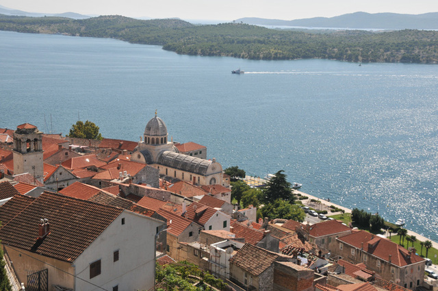 Szybenik  41 widok z Twierdzy