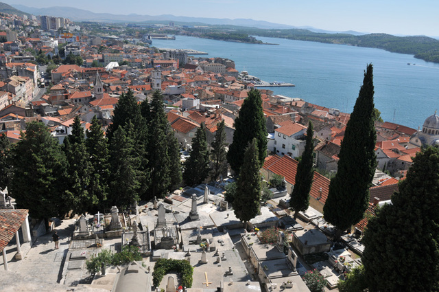 Szybenik  43 widok z Twierdzy