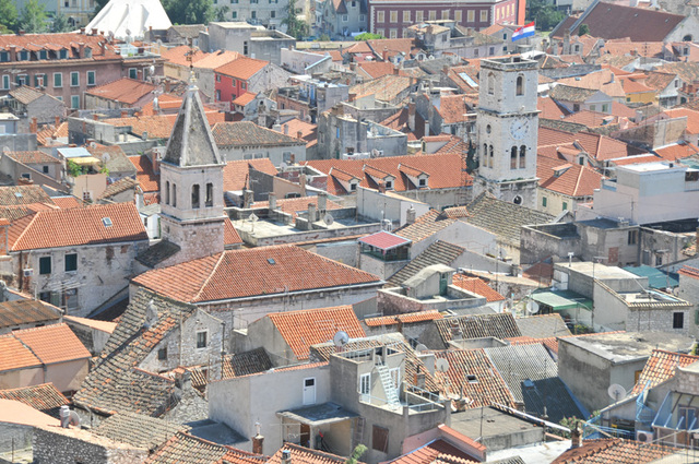 Szybenik  47 widok z Twierdzy