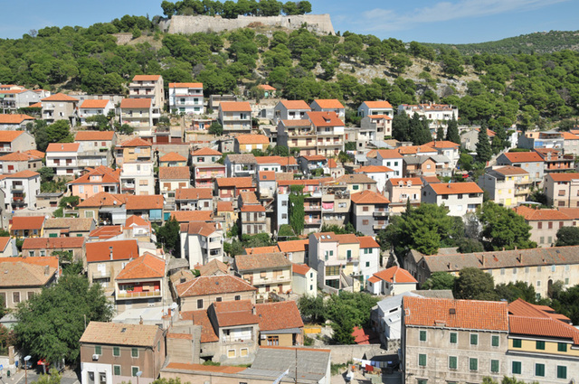 Szybenik  48 widok z Twierdzy