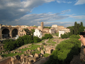 Widok na Forum Romanum