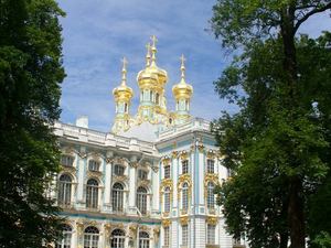 Jeden z pałaców Petersburga.