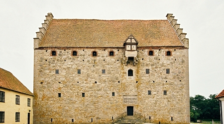 Glimmingehus zamek od dziedzińca