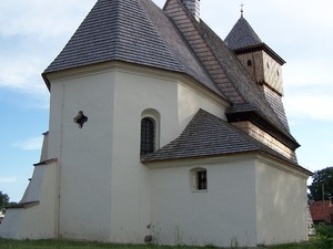 Kościół drewniano-murowany w Gliwicach-Ostropie, gotycki