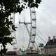 Londyn 8 widok na London Eye od strony Tamizy