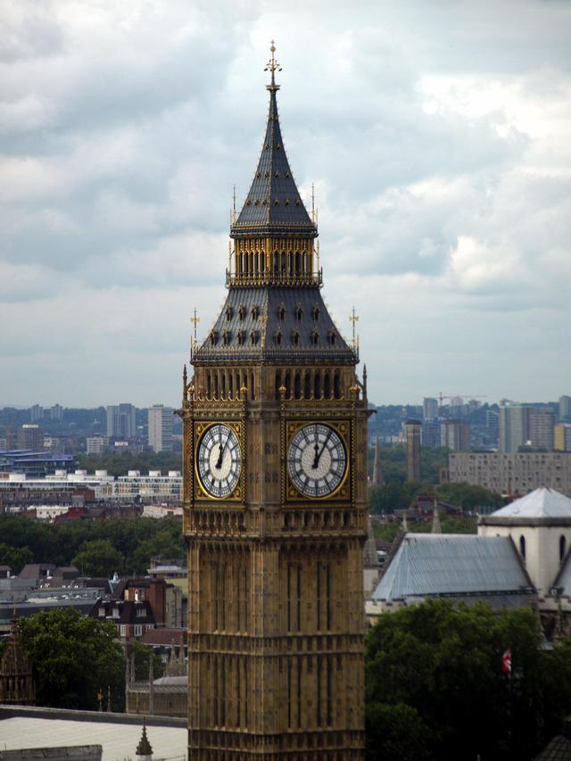 Londyn 25 widok na Big Ben
