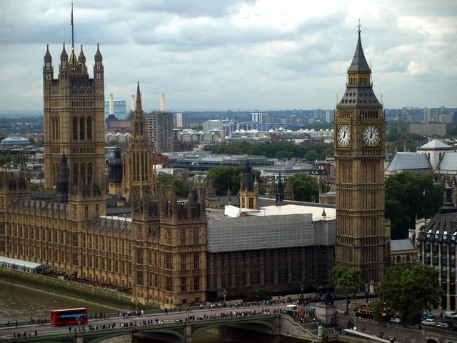 Londyn 22 widok na Parlament
