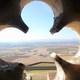 widok z okienka wieży w Estremoz