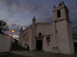 Igreja Matriz już po zachodzie słońca