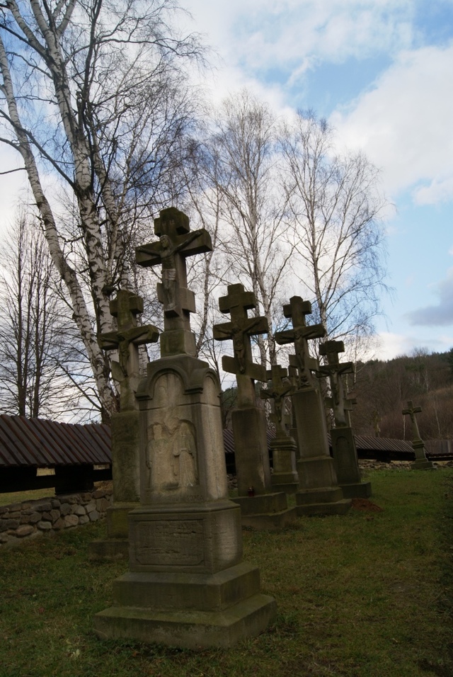 Kotań - dawny cmentarz przy Cerkwi
