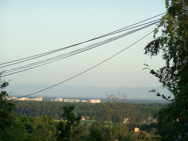 Mikołów, Wzgórze Gronie, a z niego widać góry
