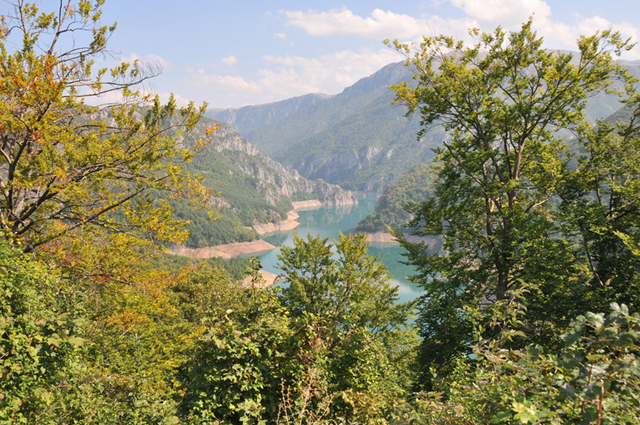 Kanion pivy    jezioro pivsko  1 