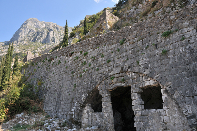 Kotor  26 droga do Twierdzy św. Jana
