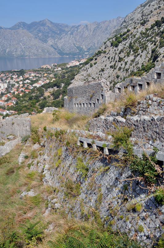 Kotor  30 droga do Twierdzy św. Jana