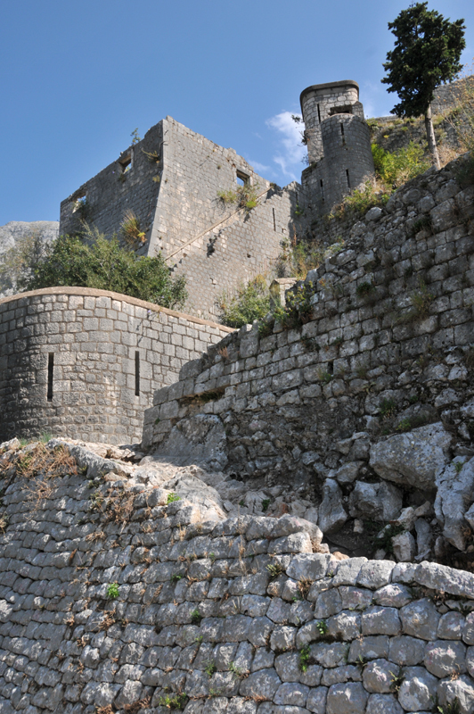 Kotor  32 droga do Twierdzy św. Jana