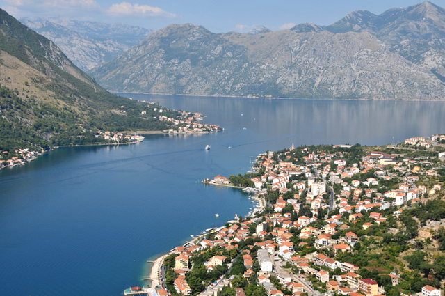 Kotor  40 widok z Twierdzy św. Jana