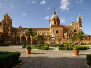 Palermo widok na katedrę