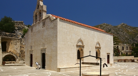 Moni Preveli cerkiew w klasztorze
