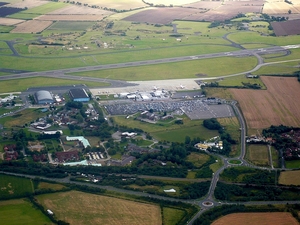 Widok na Durham Tees Valley Airport