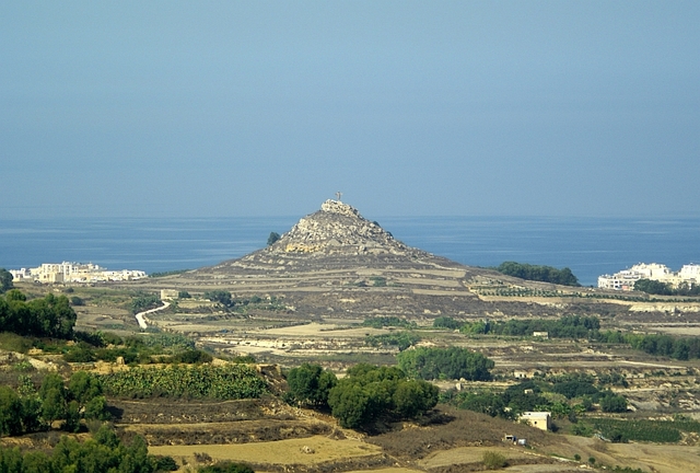 Malta krajobraz z wyspy Gozo