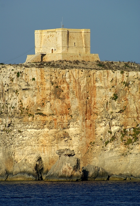 Malta wybrzeże wyspy Comino