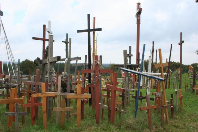 "góra krzyży" koło sanktuarium