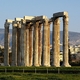Ateny kolumny świątyni Zeusa Olimpijskiego