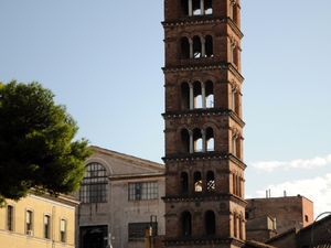 Dzwonnica kościoła Santa Maria Cosmedin