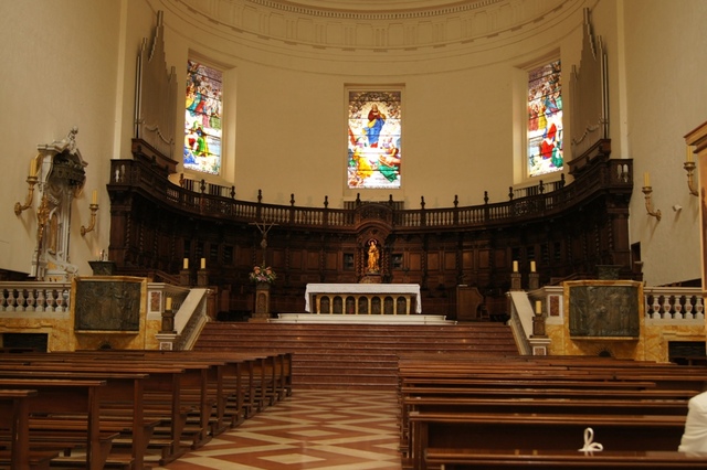 wnętrze Bazyliki Santa Maria degli Angeli
