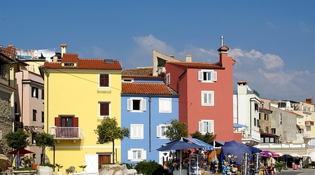 Piran kolorowe domki