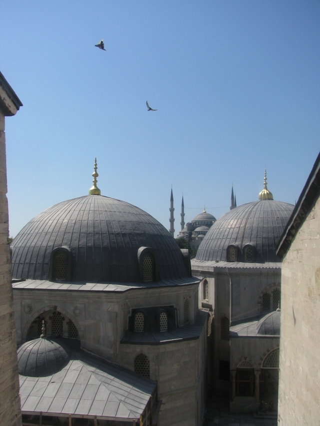 05. widok z okna Hagia Sophia na Blue Mosque