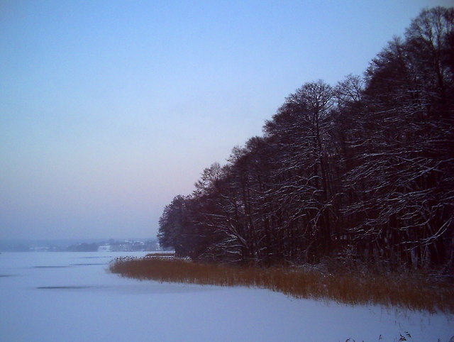 Zima - okolice Ostródy