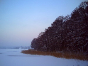 Zima - okolice Ostródy