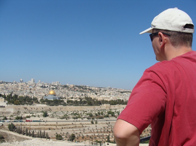 widok na Jerozolimę z Góry Oliwnej 